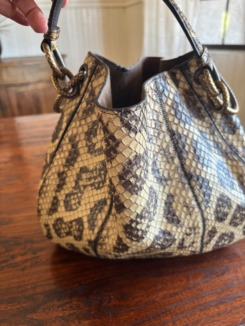 BOTTEGA VENETA Anaconda Hobo Bag